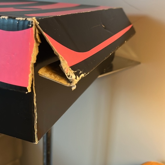 NWT/NIB Michael Antonio Blue microfiber “Emelie” size 7 strappy platform heels - Picture 15 of 15